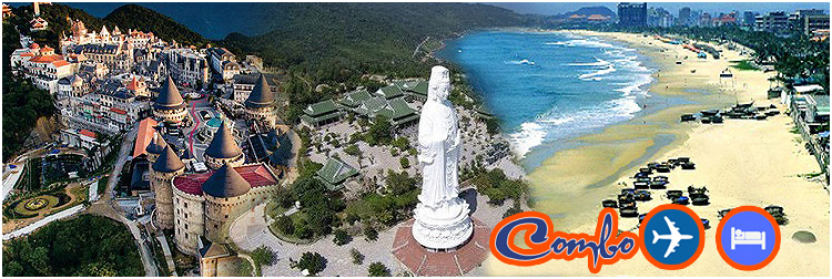 Bán Combo du lịch Đà Nẵng khách sạn 3 sao và vé máy bay