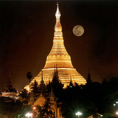 Chùa vàng Shwedagon, Myanmar