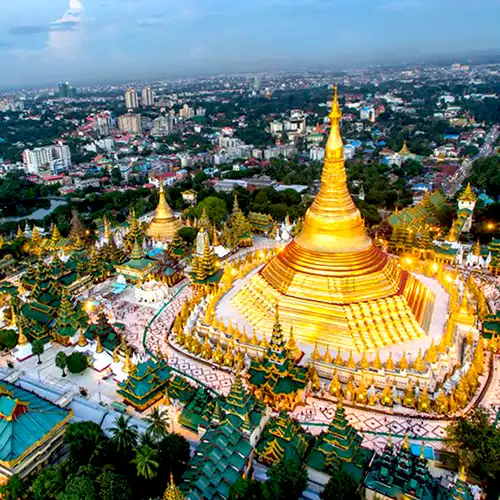 Chùa vàng Shwedagon, Myanmar