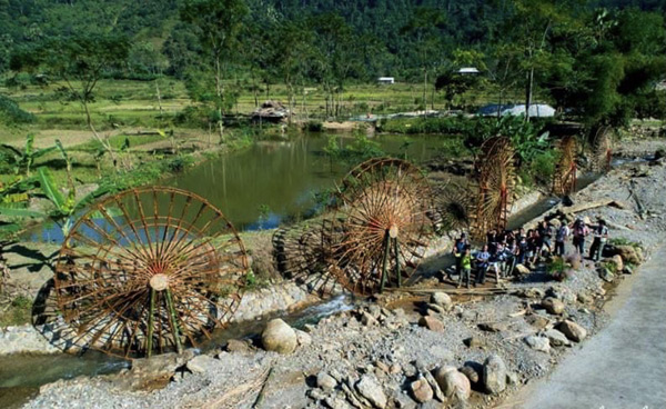 Cọn nước ở Xuân Sơn Phú Thọ 