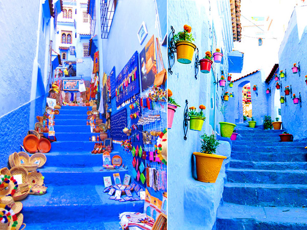 thành phố du lịch nổi tiếng Maroc CHEFCHAOUEN 
