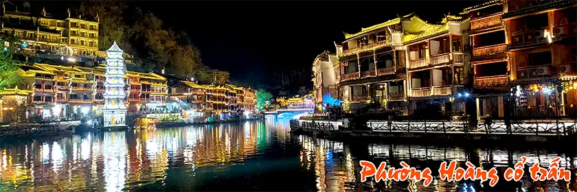 Tour du lịch Phượng Hoàng cổ trấn, Trương Gia Giới 6 ngày đường bộ